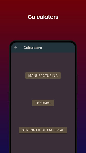 Mechanical Engineer Calculator Screen 3