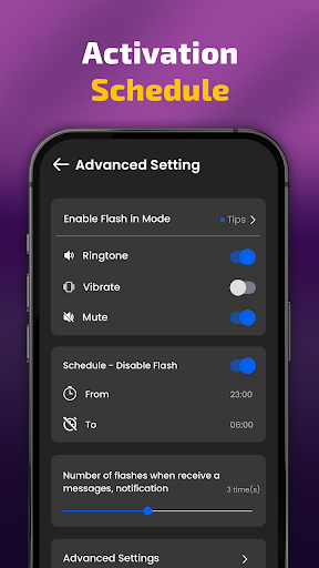 Flash Alerts On Call and SMS Screen 2