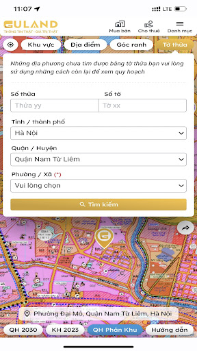Android application Bản Đồ Quy Hoạch Hà Nội screenshort