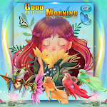 Cover Image of डाउनलोड Good morning Flower 4K 2023  APK