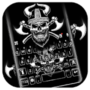 Viking Skull Keyboard Theme