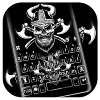 Тема для клавиатуры Viking Skull