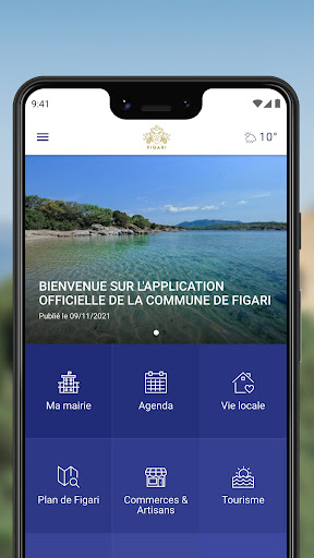 Android application Figari Corse du Sud screenshort