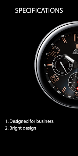 Messa Watch Face BN54 Chrono Screen 2