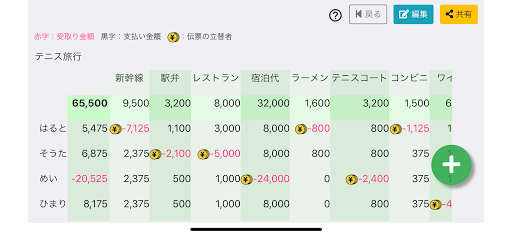 ハンディ割り勘 Screen 3