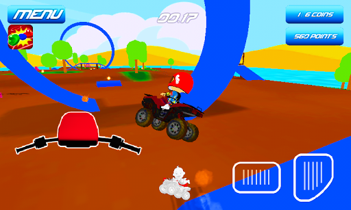 Android application Baby Quad Bike Stunt - ATV Fun screenshort
