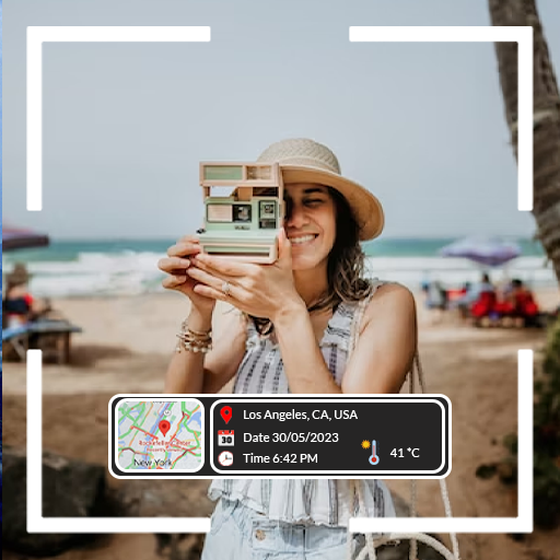 GPS Camera Photo With Location logo