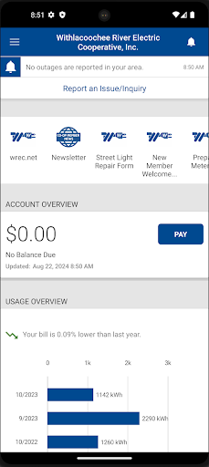 Screenshot of WREC