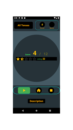 Tense games Screen 3