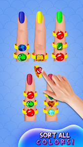Gems Sort Rings Color Puzzle