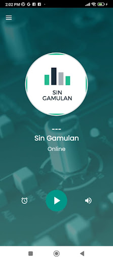 Android application Sin Gamulan Radio screenshort