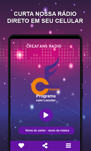 CreaFans Radio Screen 2