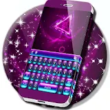 Neon Purple Keyboard Themes icon