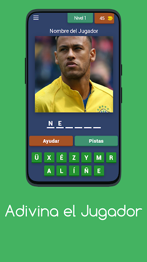 Android application Juego Futbol Adivina Jugador screenshort