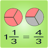 Simply Fractions 2, math games icon
