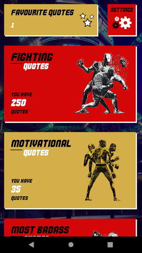 Android application MMA Quotes - To Real Fight Fan screenshort