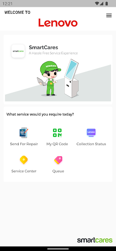 Android application SmartCares screenshort