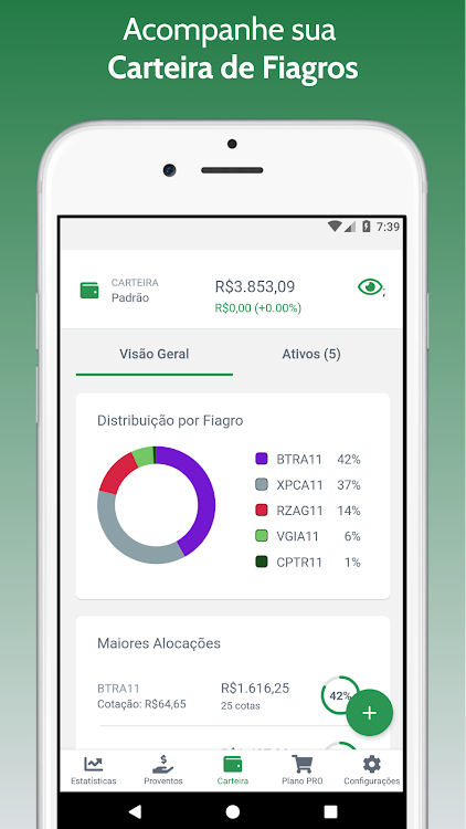 Carteira FIAGRO - Dividendos - 1.0.2 - (Android)