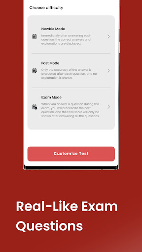Drivers Permit Practice Test Screen 2