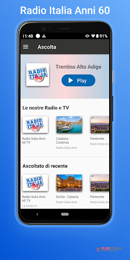 Android application Radio Italia Anni 60 screenshort