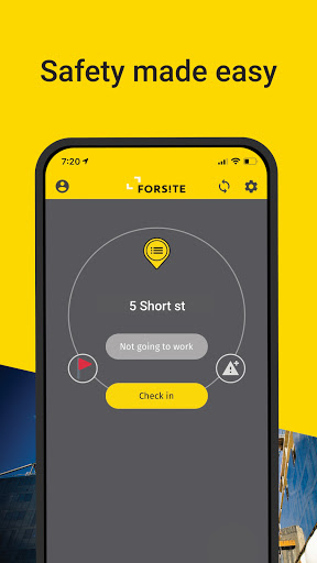 Android application Forsite screenshort