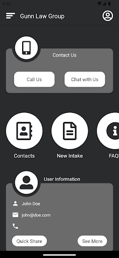 Android application Gunn Law Group screenshort