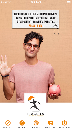Android application ENERGIA CONDIVISA screenshort