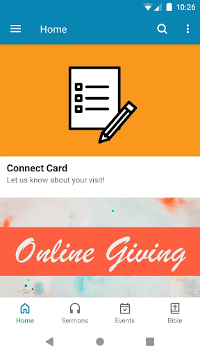 Android application Tom's Creek Baptist Church screenshort