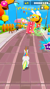 Unicorn Rainbow Pony Runner