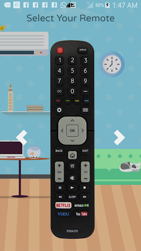 Android application Remote Control For Sharp TV screenshort