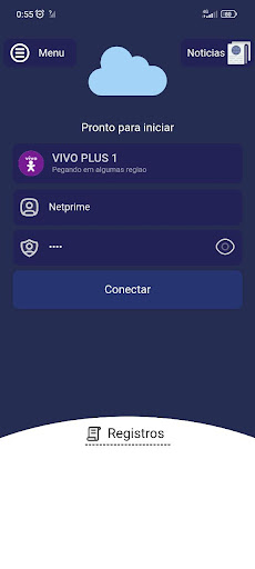 Android application NETPRIME screenshort