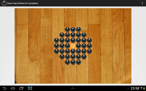 Peg Solitaire in Scala (alpha) Screen 3
