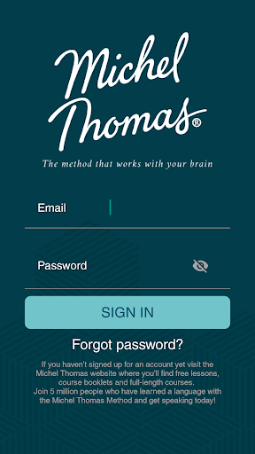 Android application Michel Thomas Language Library screenshort
