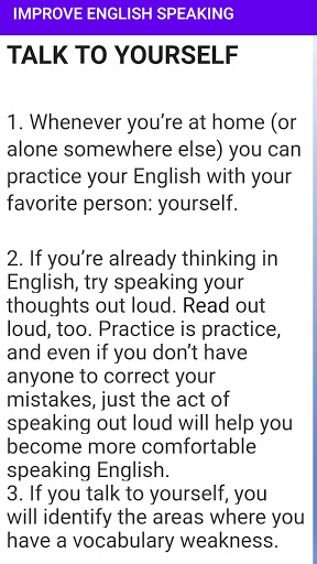 Improve English Speaking Screen 3