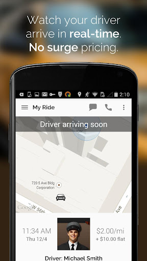 Screenshot of Yellow Cab Lake Charles