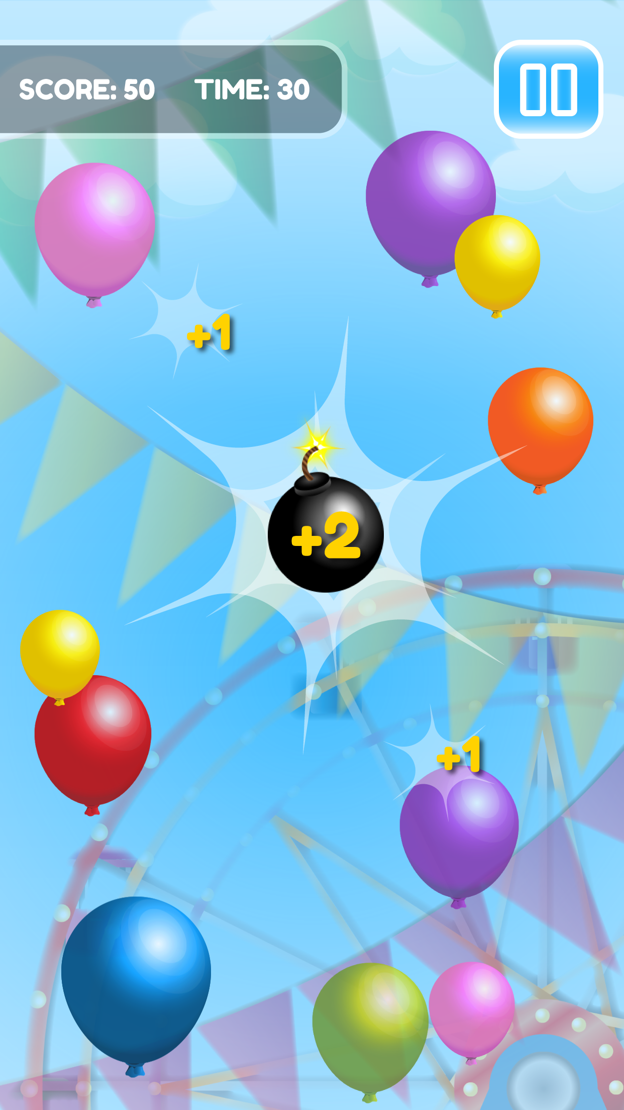 Android application Pop Balloon Kids screenshort