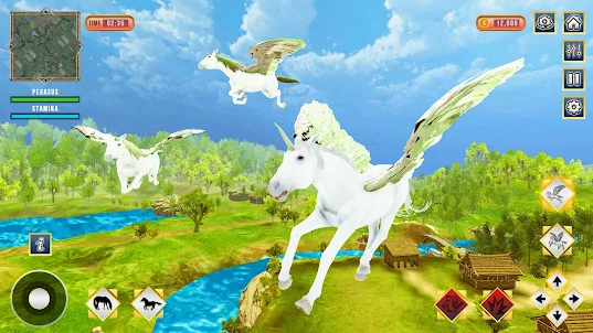 Flying Unicorn Horse Simulator
