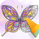 Butterflies Coloring Books icon