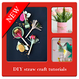 DIY straw craft tutorials icon
