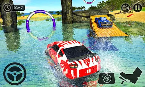 Floating Water Surfer Car Driv