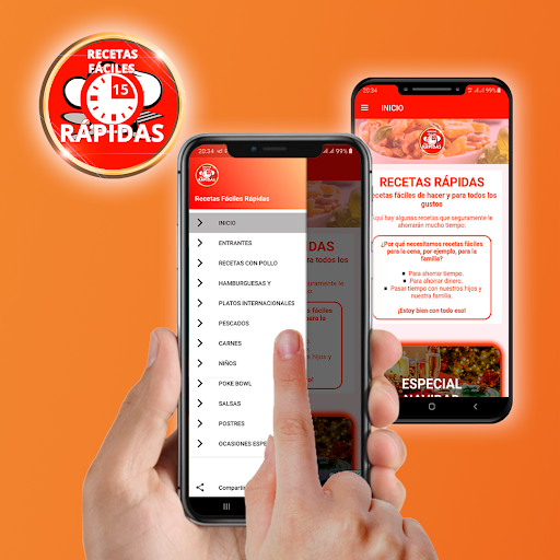 Android application Recetas Rápidas screenshort