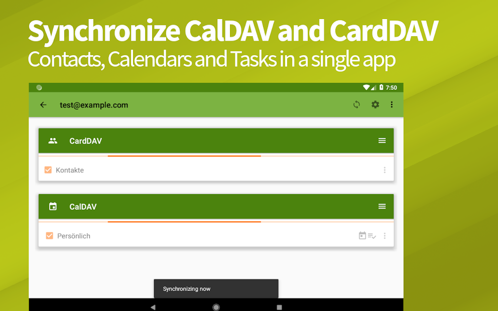 Imágen 17 DAVx⁵ – CalDAV CardDAV WebDAV android