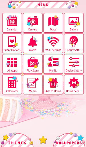 Colorful Cake Theme Screen 2