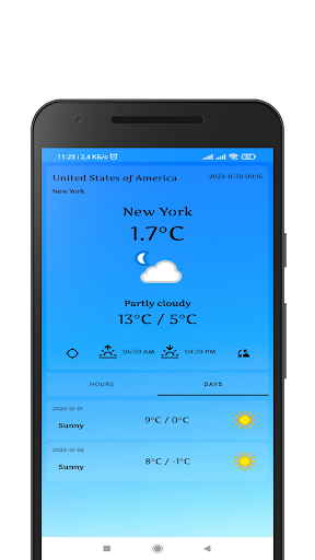Weather LiApp - Weather Screen 2