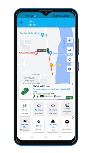 TRACKFIX GPS Screen 2