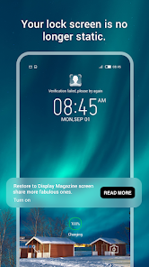 Imágen 3 Magazine Lockscreen HiOS android
