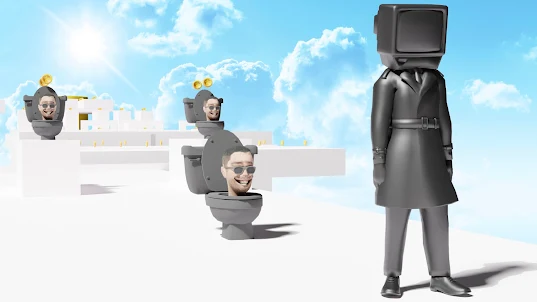 Survive Skibidi Run Toilet 3D