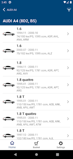 MEYLE Parts Screen 2