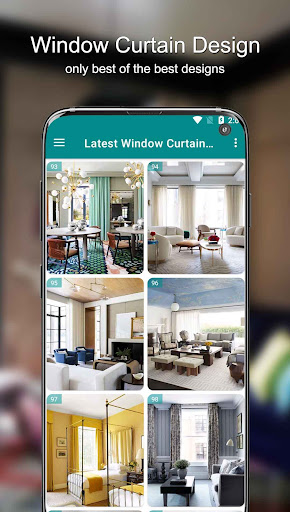 Android application Complete Window Curtain Design screenshort