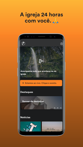 Android application Igreja da Família screenshort